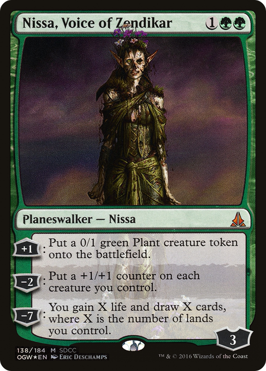 Nissa, Voice of Zendikar (MEDIA-138) (Foil)