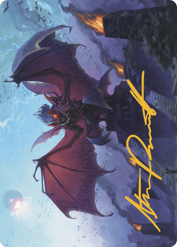 Aclazotz, Deepest Betrayal Art Card (ALCI-014) (Gold-Stamped Signature)