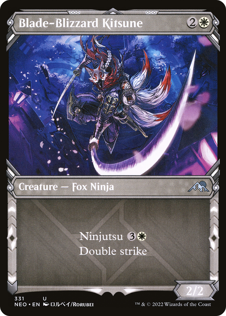 Blade-Blizzard Kitsune (NEO-331) (Showcase) (Foil)