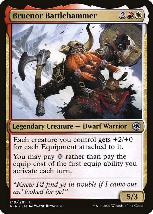 Bruenor Battlehammer (AFR-219) (Foil)