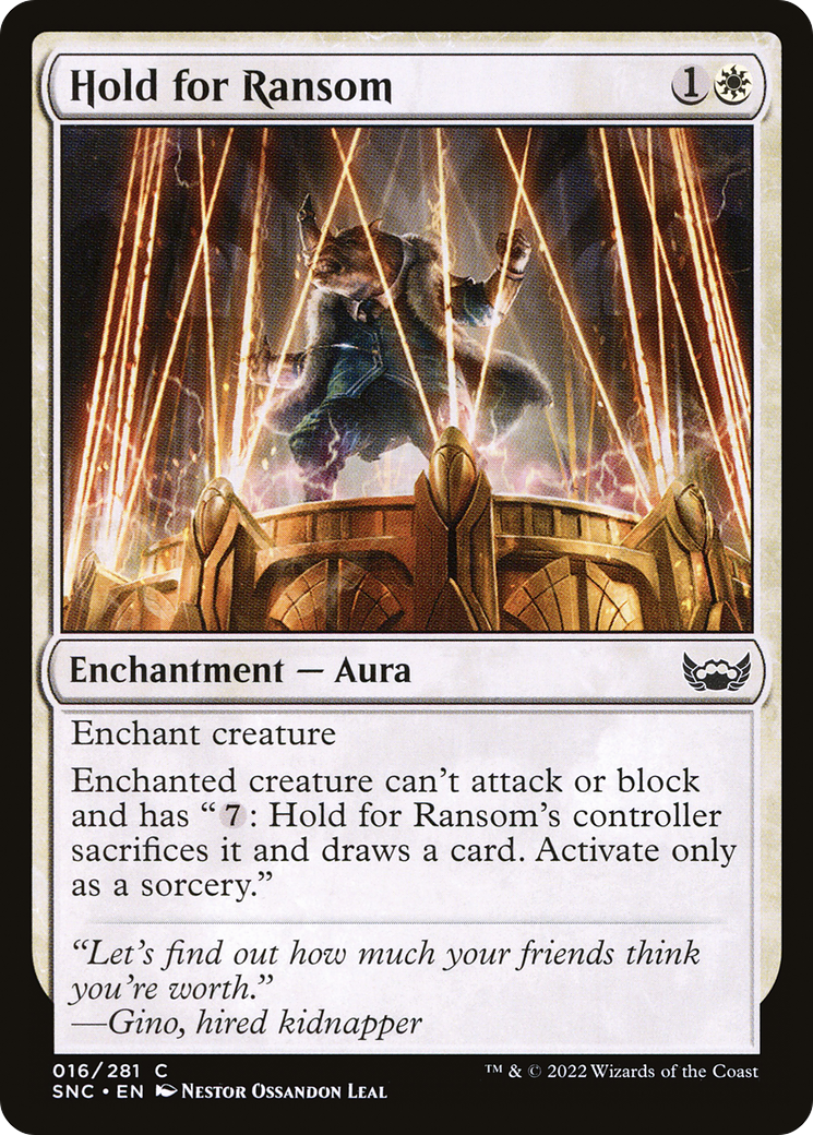 Hold for Ransom (SNC-016) (Foil)