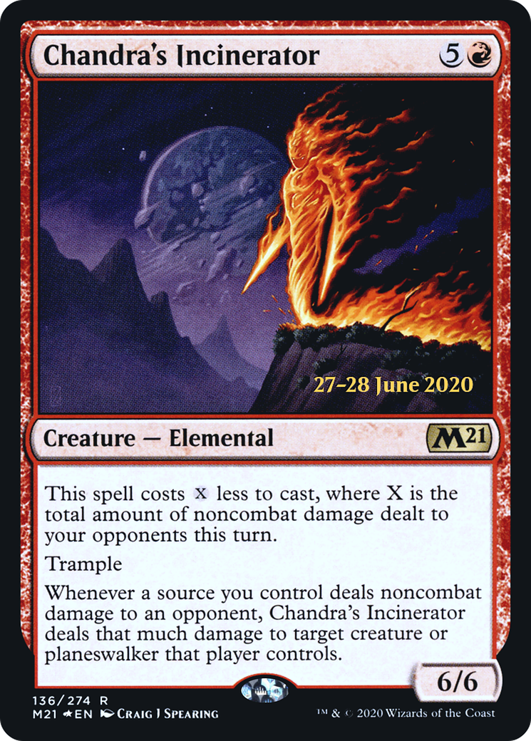 Chandra's Incinerator (PRE-136S) (Foil)