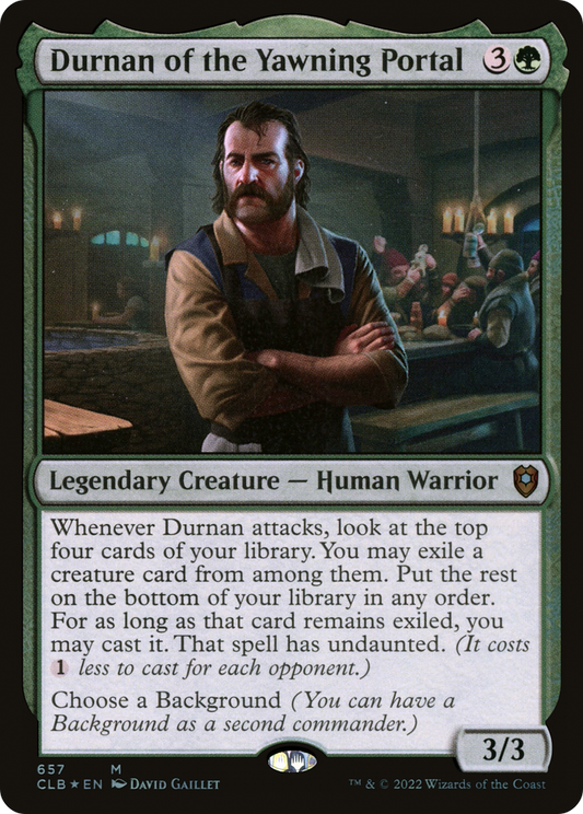 Durnan of the Yawning Portal (CLB-657) (Foil)