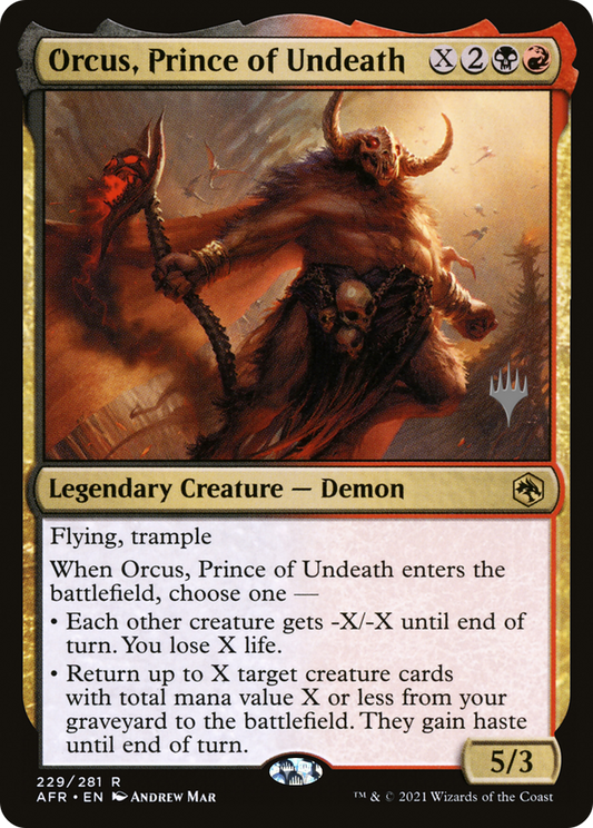 Orcus, Prince of Undeath (PPAFR-229P) (Foil)