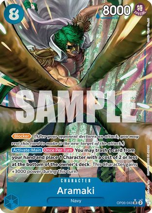 Aramaki (Alternate Art) (OP06-043) (Foil)