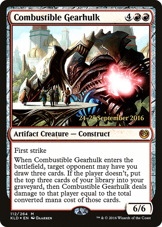 Combustible Gearhulk (PRE-112S) (Foil)