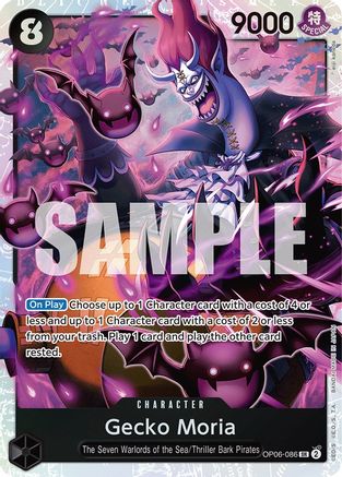Gecko Moria (086) (OP06-086) (Foil)