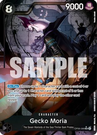 Gecko Moria (086) (Alternate Art) (OP06-086) (Foil)