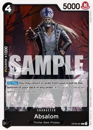 Absalom (OP06-081) (Foil)