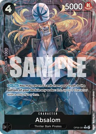 Absalom (Alternate Art) (OP06-081) (Foil)