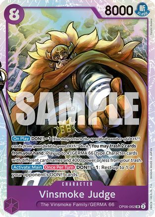 Vinsmoke Judge (OP06-062) (Foil)