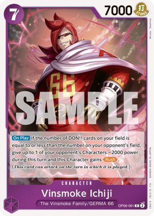 Vinsmoke Ichiji (061) (OP06-061) (Foil)