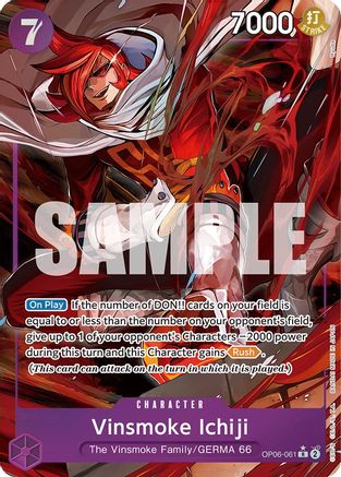 Vinsmoke Ichiji (061) (Alternate Art) (OP06-061) (Foil)