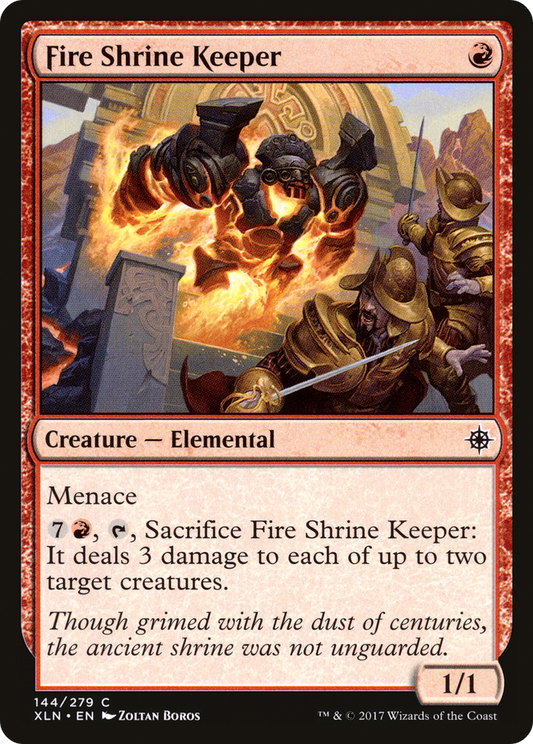 Fire Shrine Keeper (XLN-144) (Foil)