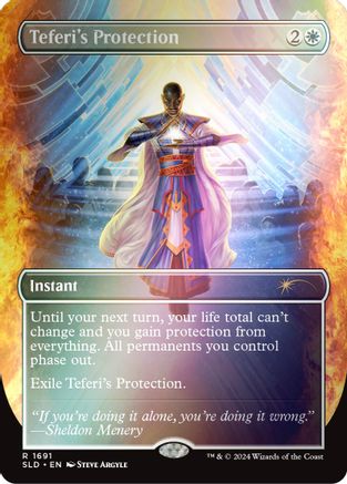 Teferi's Protection (1691) (Rainbow Foil) (SLD-1691)