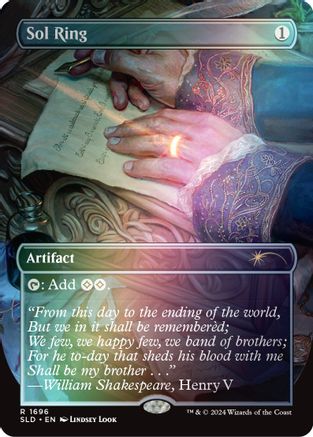 Sol Ring (1696) (Rainbow Foil) (SLD-1696)