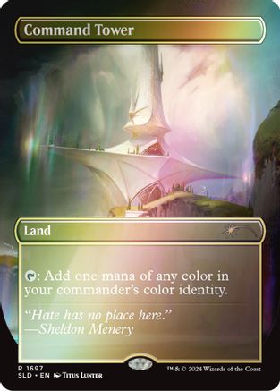 Command Tower (1697) (Rainbow Foil) (SLD-1697)