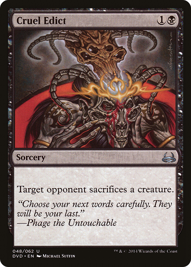 Cruel Edict (DD3-048)