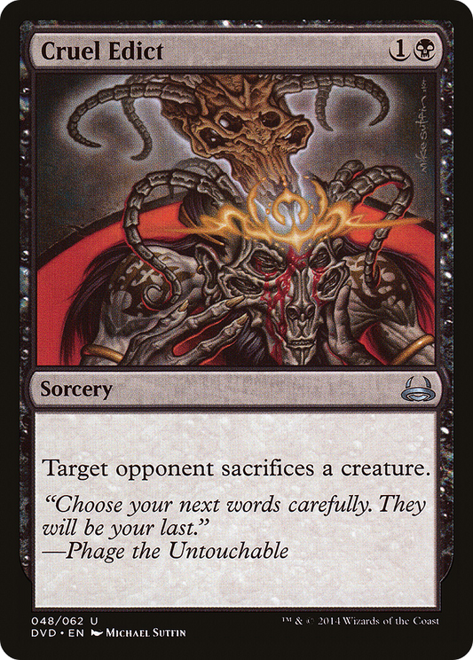 Cruel Edict (DD3-048)