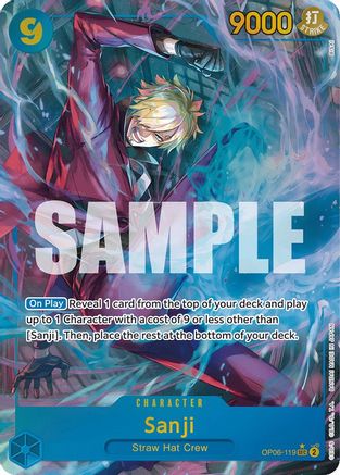 Sanji (Alternate Art) (OP06-119) (Foil)