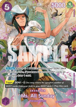 Ms. All Sunday (SP) (OP04-064) (Foil)