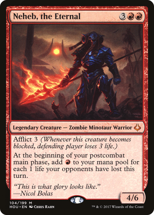 Neheb, the Eternal (HOU-104) (Foil)
