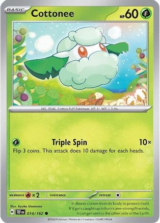 Cottonee (TEF-014) (Reverse Holofoil)