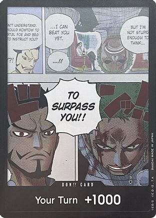 DON!! Card (Mihawk & Zoro) (Double Pack Set Vol. 3) (Foil)
