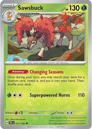 Sawsbuck (TEF-017)
