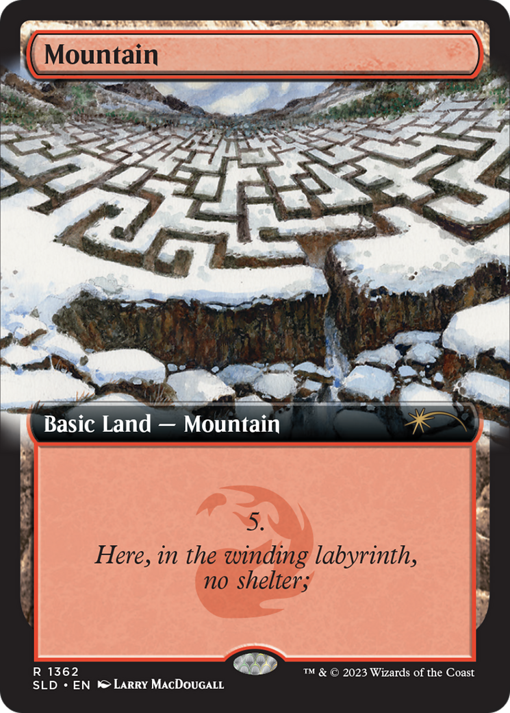 Mountain (SLD-1362) (Extended Art) (Foil)