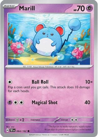 Marill (TEF-064) (Reverse Holofoil)