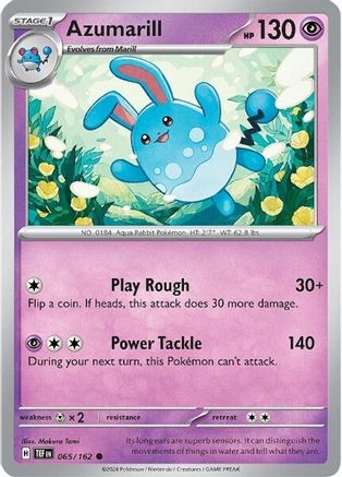 Azumarill (TEF-065) (Reverse Holofoil)