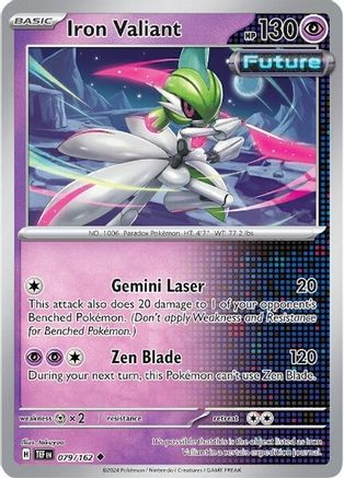 Iron Valiant (TEF-079) (Reverse Holofoil)
