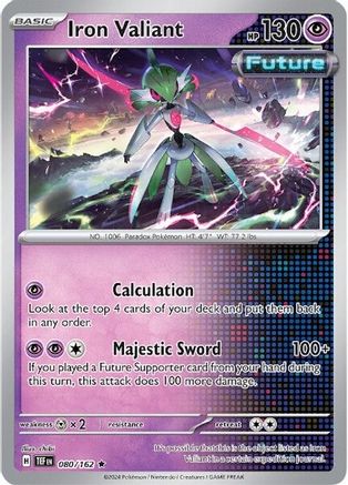 Iron Valiant (TEF-080) (Reverse Holofoil)