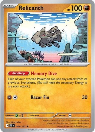 Relicanth (TEF-084) (Reverse Holofoil)