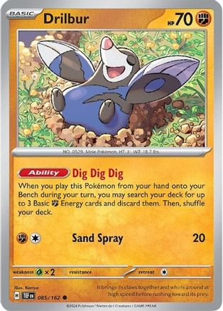 Drilbur (TEF-085) (Reverse Holofoil)