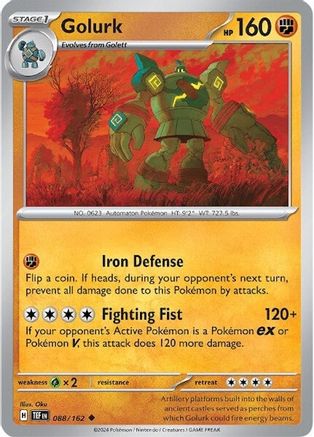 Golurk (TEF-088) (Reverse Holofoil)