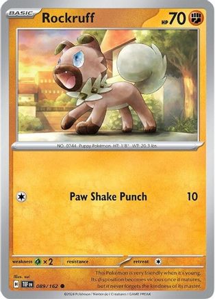 Rockruff (TEF-089)