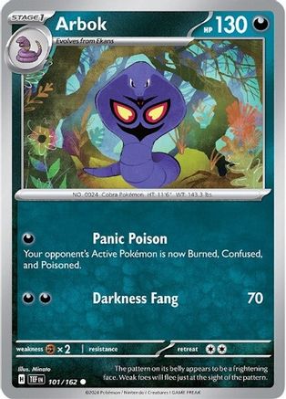 Arbok (TEF-101) (Reverse Holofoil)