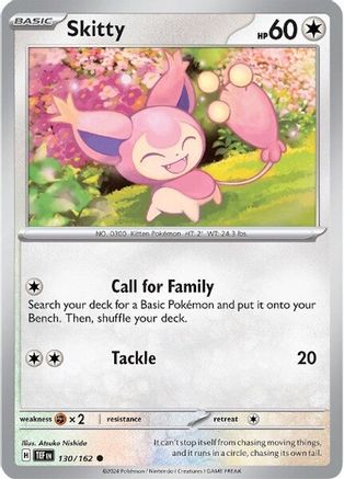 Skitty (TEF-130) (Reverse Holofoil)