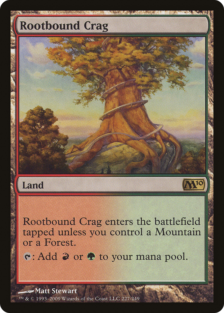 Rootbound Crag (M10-227) (Foil)