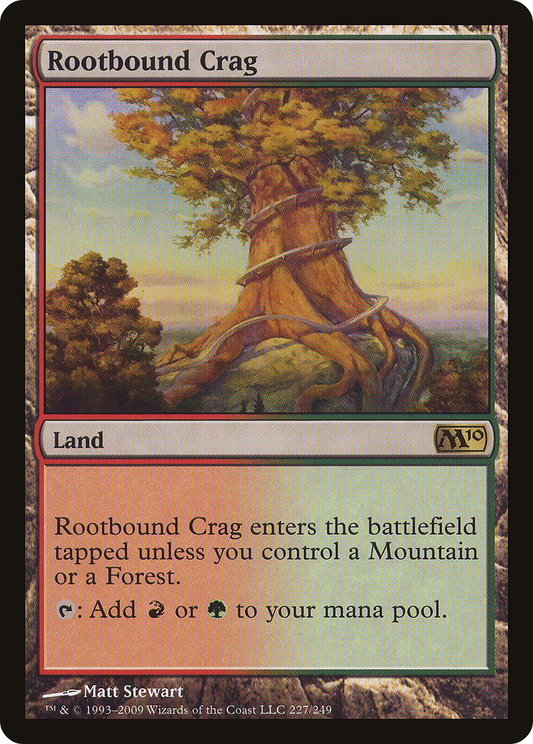 Rootbound Crag (M10-227) (Foil)