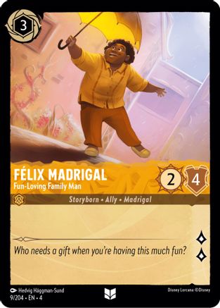 Felix Madrigal - Fun-Loving Family Man (4-009) (Cold Foil)
