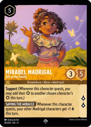 Mirabel Madrigal - Gift of the Family (4-018) (Cold Foil)