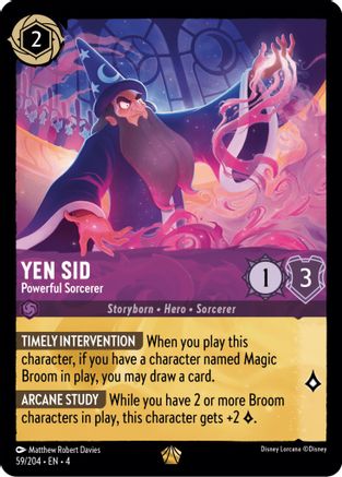 Yen Sid - Powerful Sorcerer (4-059) (Cold Foil)
