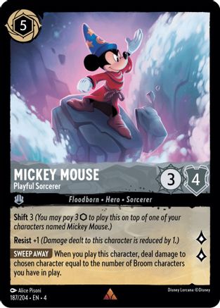 Mickey Mouse - Playful Sorcerer (4-187)