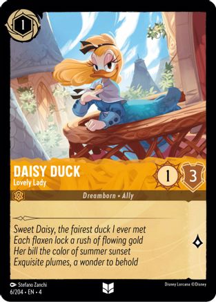 Daisy Duck - Lovely Lady (4-006) (Cold Foil)