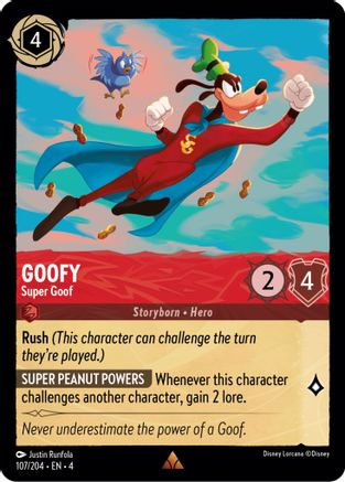 Goofy - Super Goof (4-107) (Cold Foil)