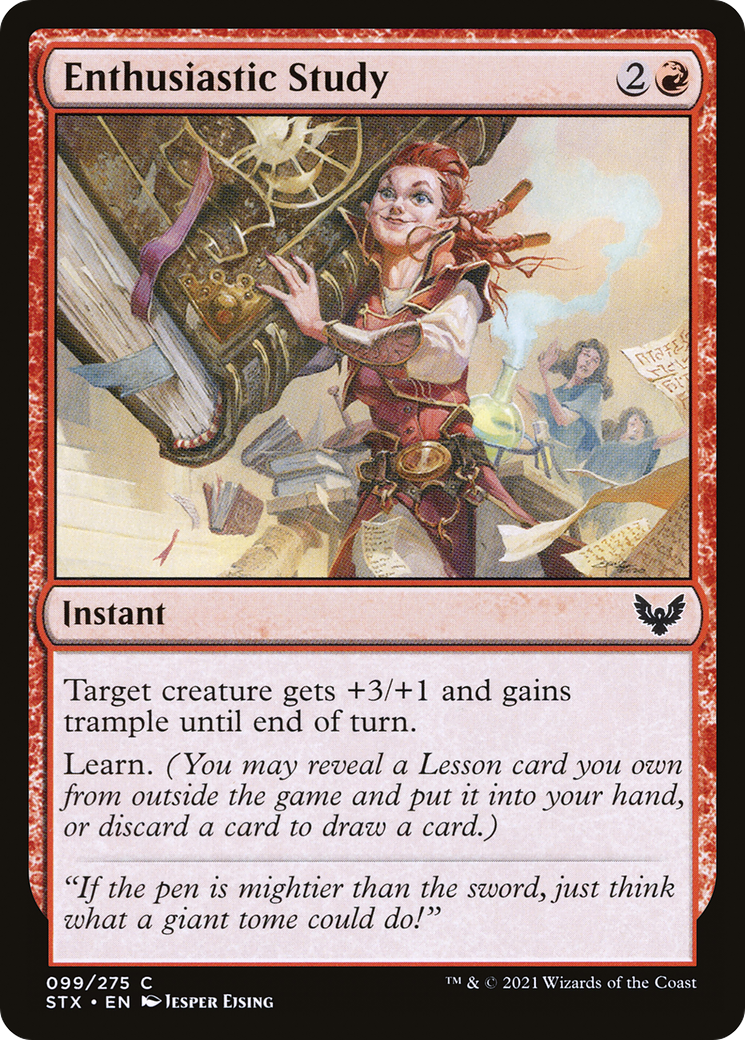 Enthusiastic Study (STX-099) (Foil)