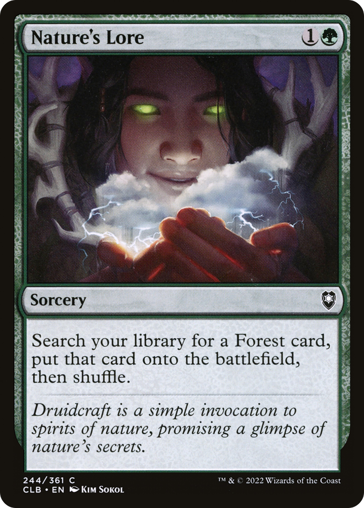 Nature's Lore (CLB-244) (Foil)